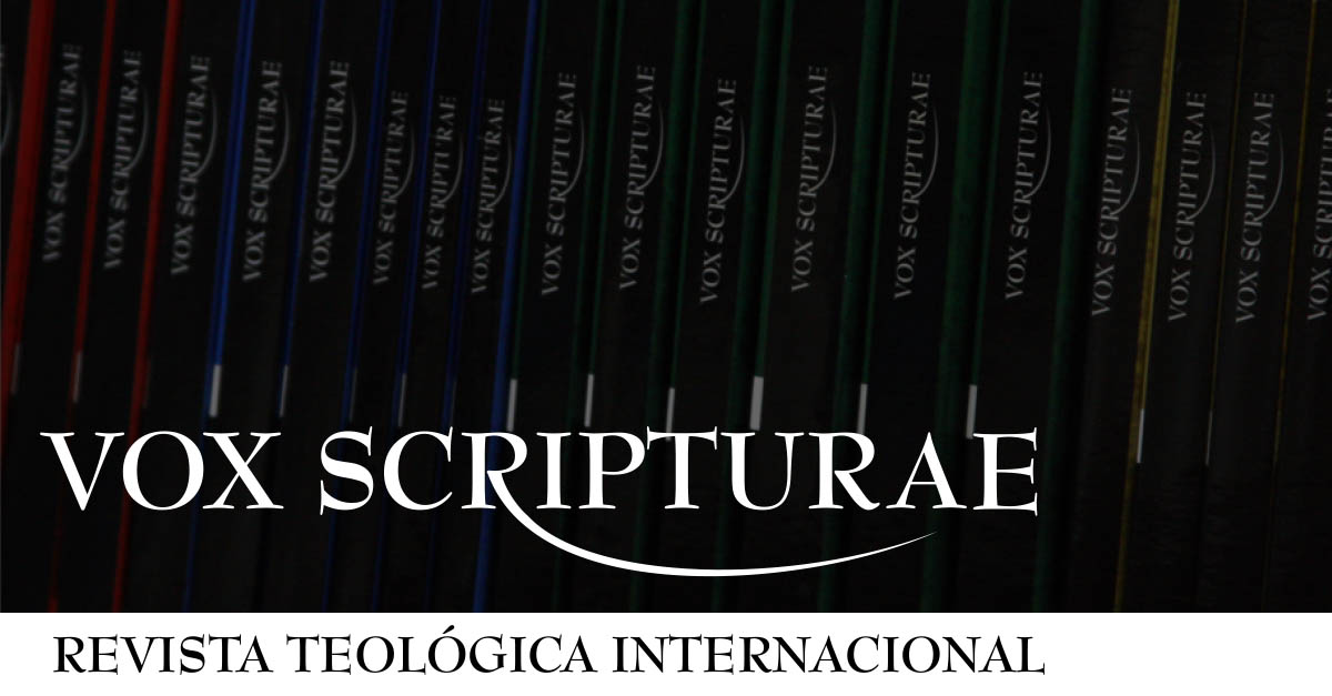 Logo da Revista com texto abaixo descrito "Revista Teológica Internacional"